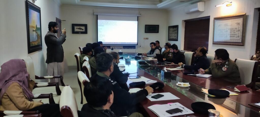 Training Session to the Police officers of Rahimyar Khan 