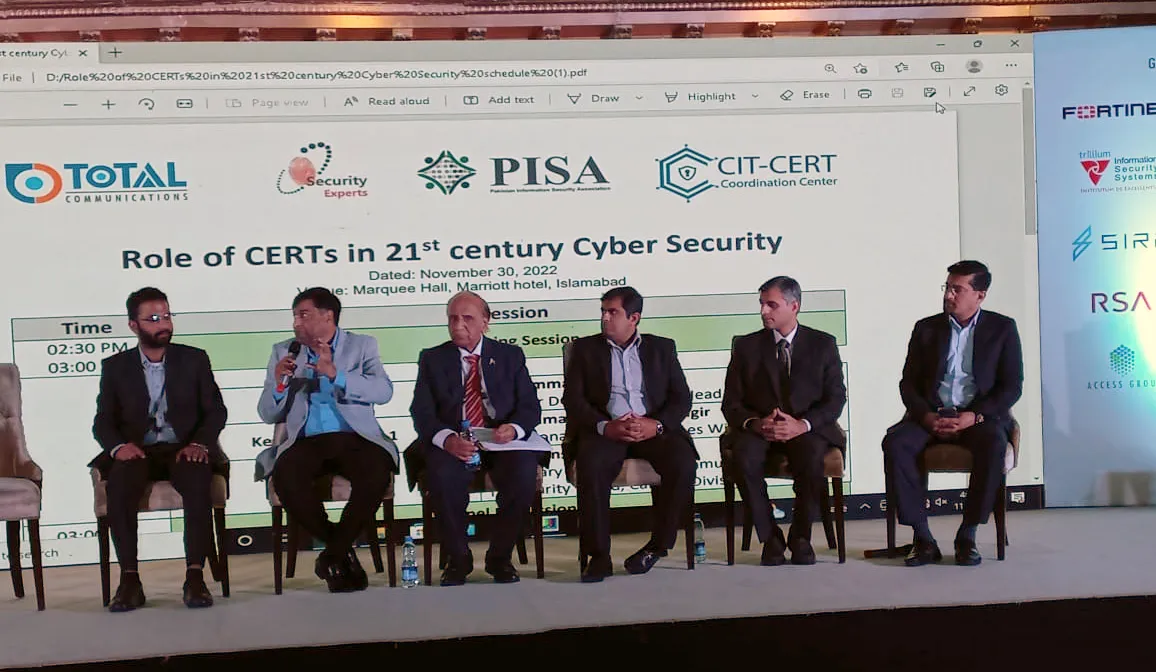 Panelist at Cyber Threat Intelligence 2022 by Asad ul Rehman