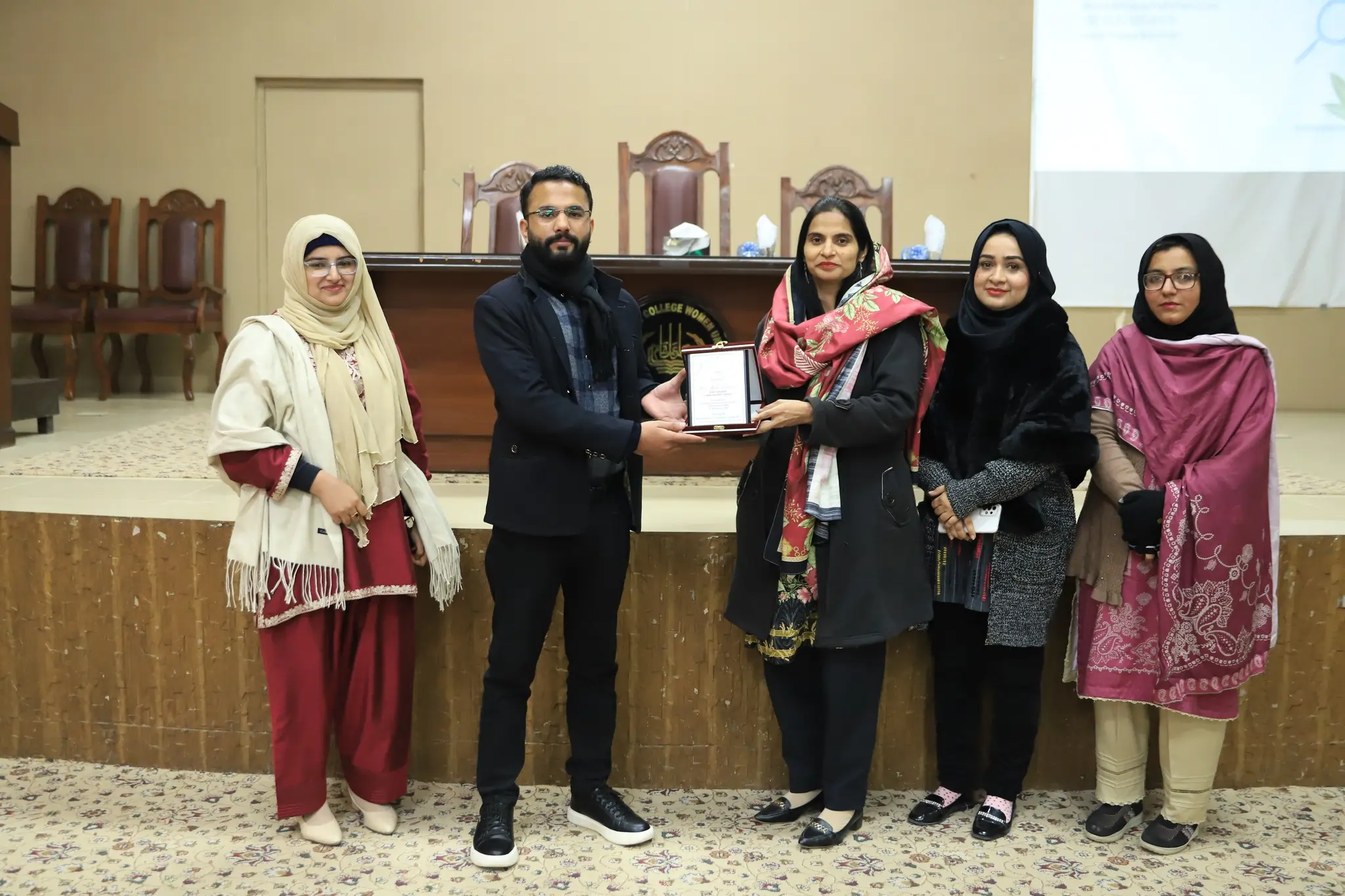 Cyber Security Awareness Seminar at GSCWU Government Sadiq College Women University for 530 students by Asad ul Rehman