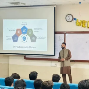 Cyber Security Career Path & Opportunities Session at UET Mardan by Asad ul Rehman