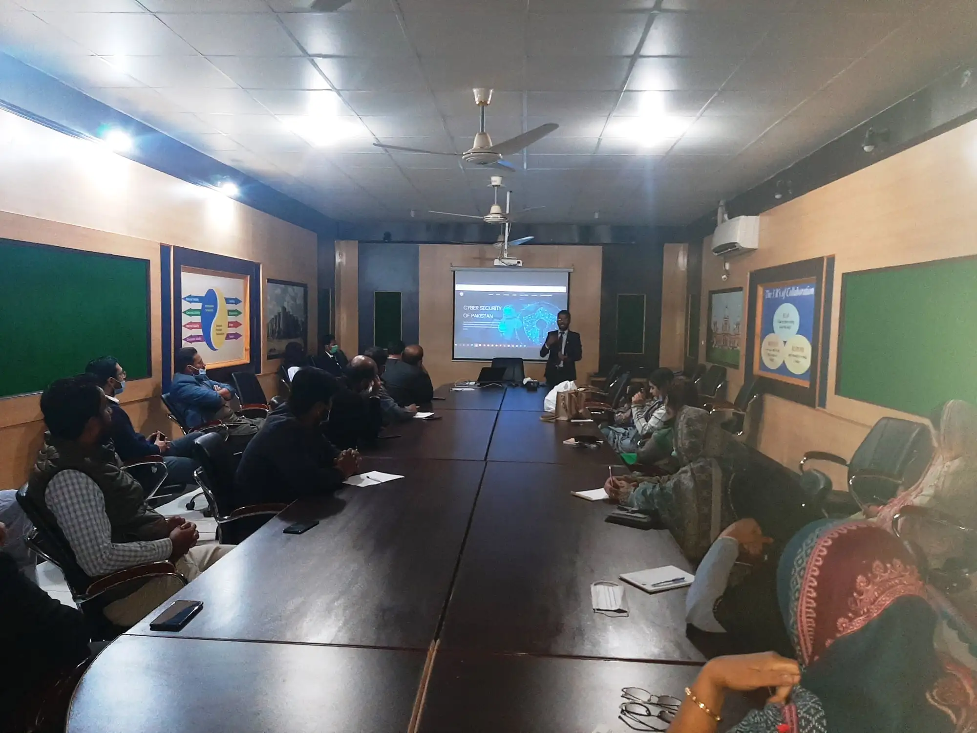 Cyber Security Awareness Session for Faculty and IT Staff at NCBA&E by asad ul rehman